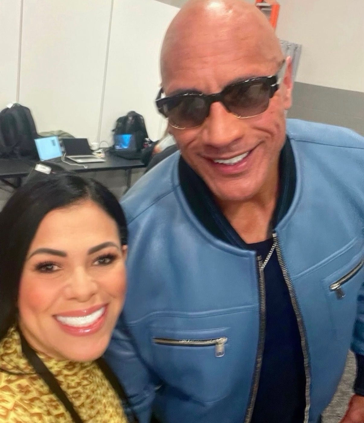 Rosario Grajales con invitados o en cobertura de eventos