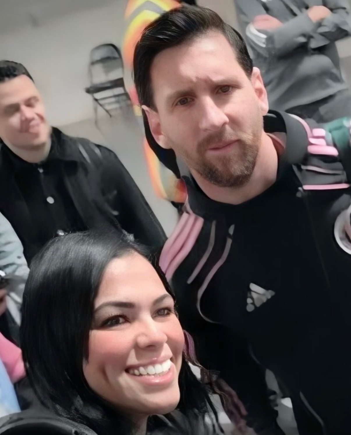 Rosario Grajales con invitados o en cobertura de eventos