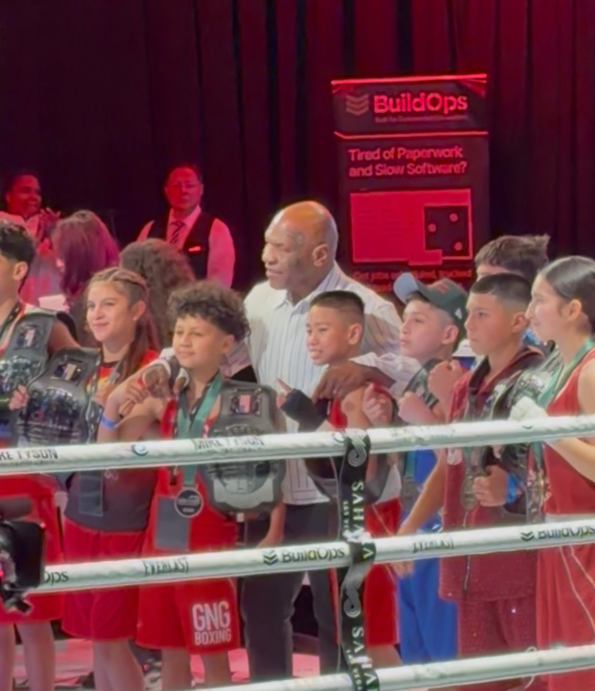 Youth boxing champions group photo