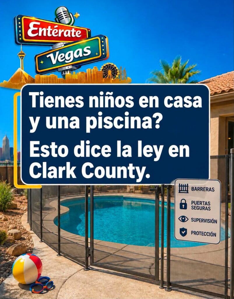 ¿Tienes niños en casa y una piscina? Esto dice la ley en Clark County
